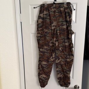 Charlotte Russe Camouflage Cargo Pants